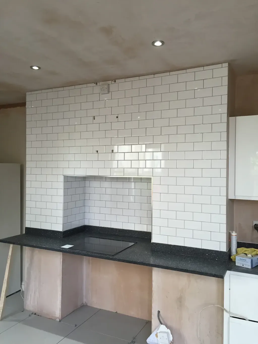 Metro tile splashback by Prestige Tiling